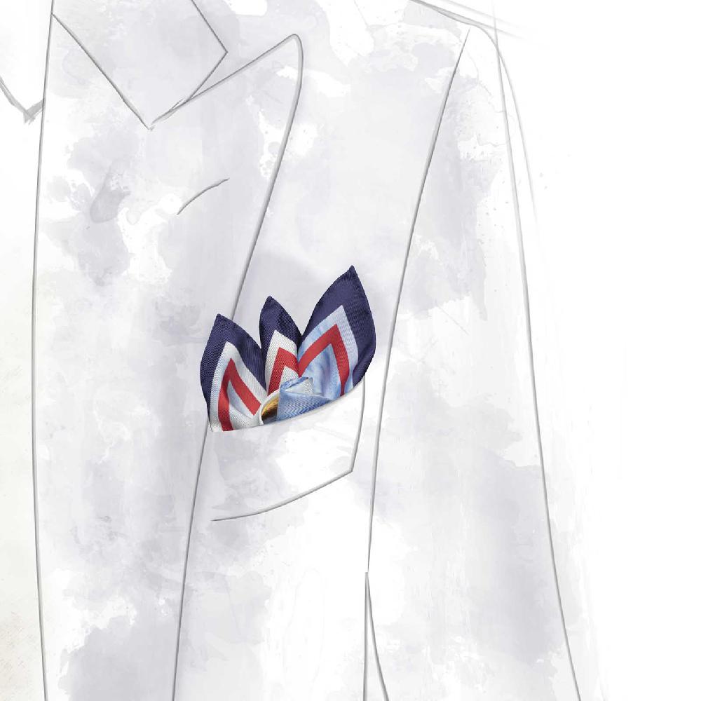 Rubinacci Pochette Match Race Ineos Team Blu