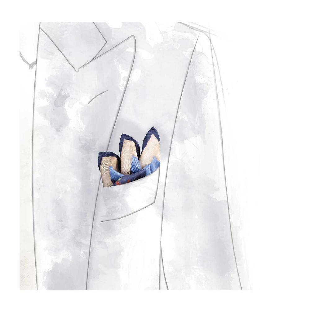 Rubinacci Pochette Mendoza Beige