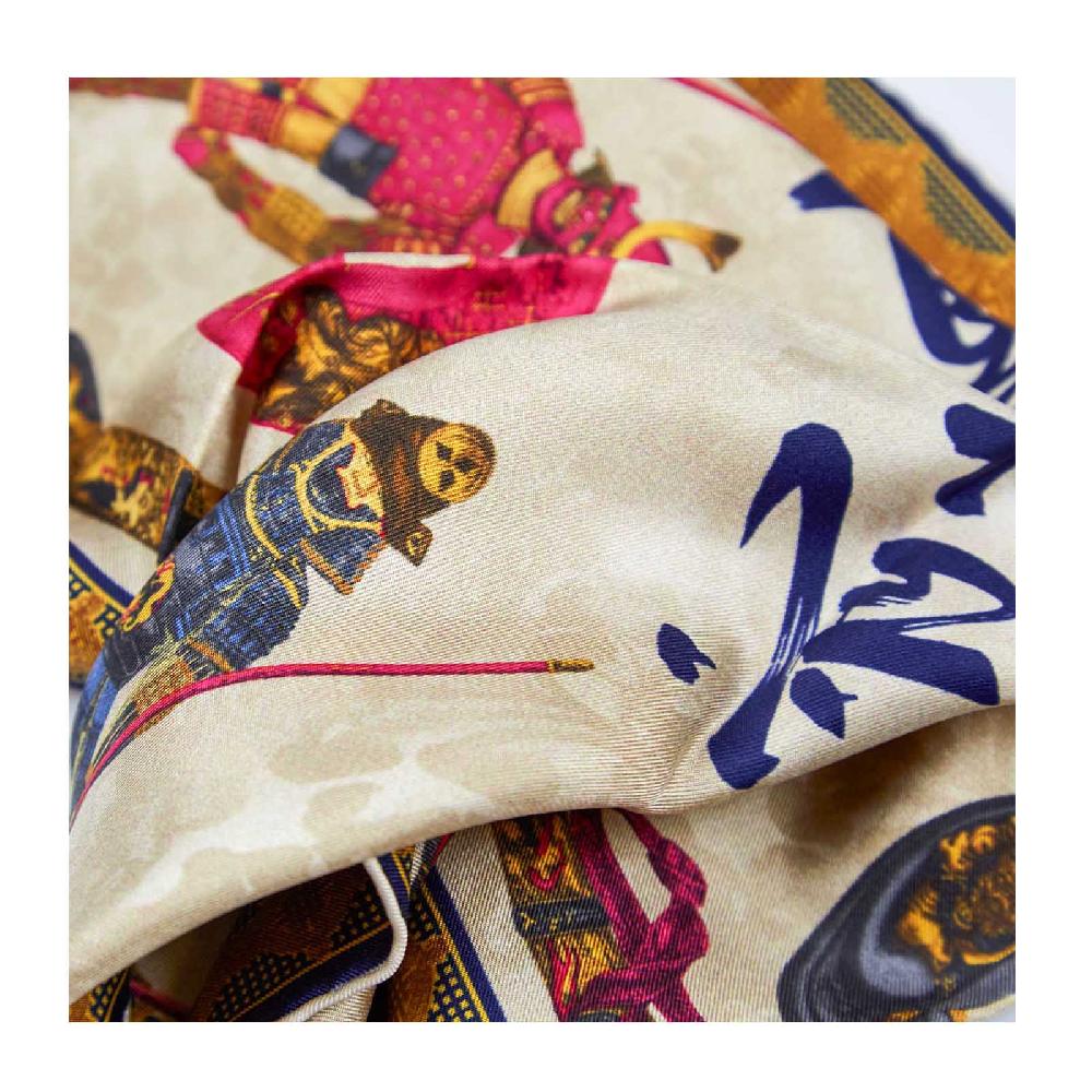 Rubinacci Pochette Samurai Blu Navy