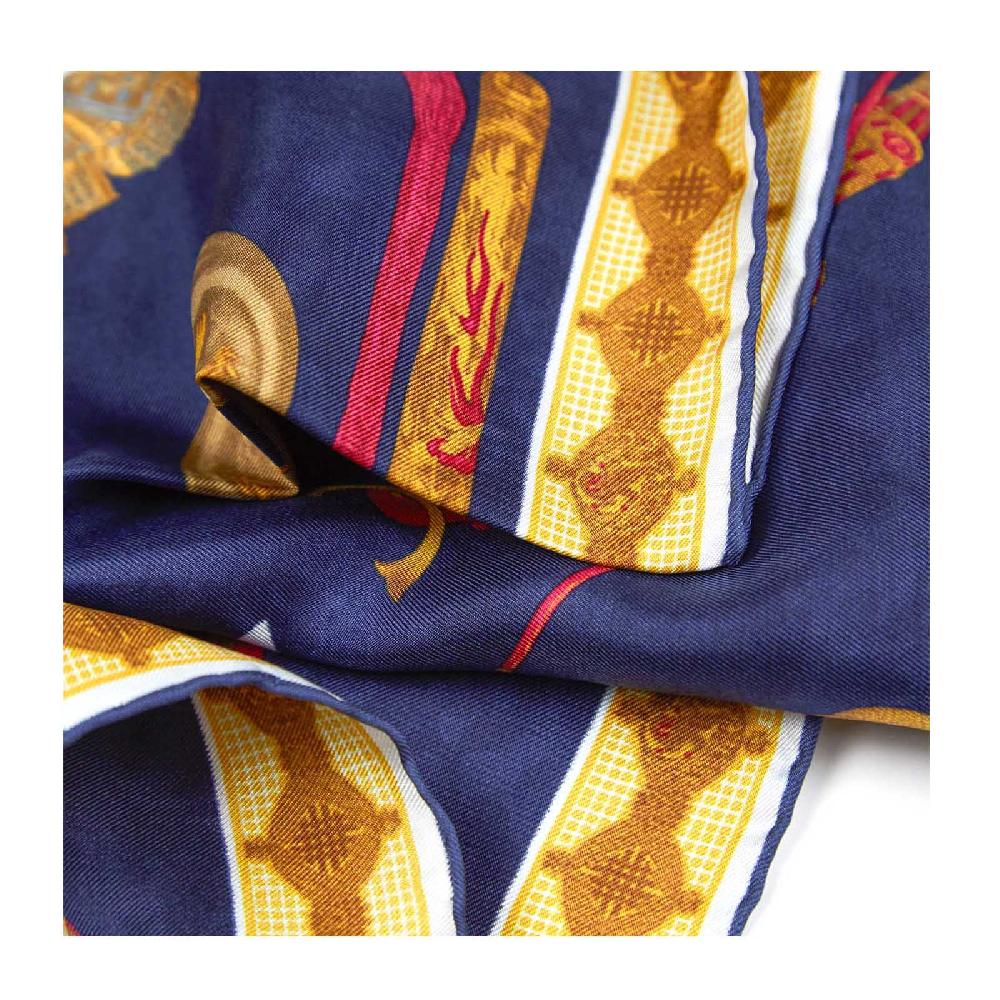 Rubinacci Pochette Samurai Blu Notte