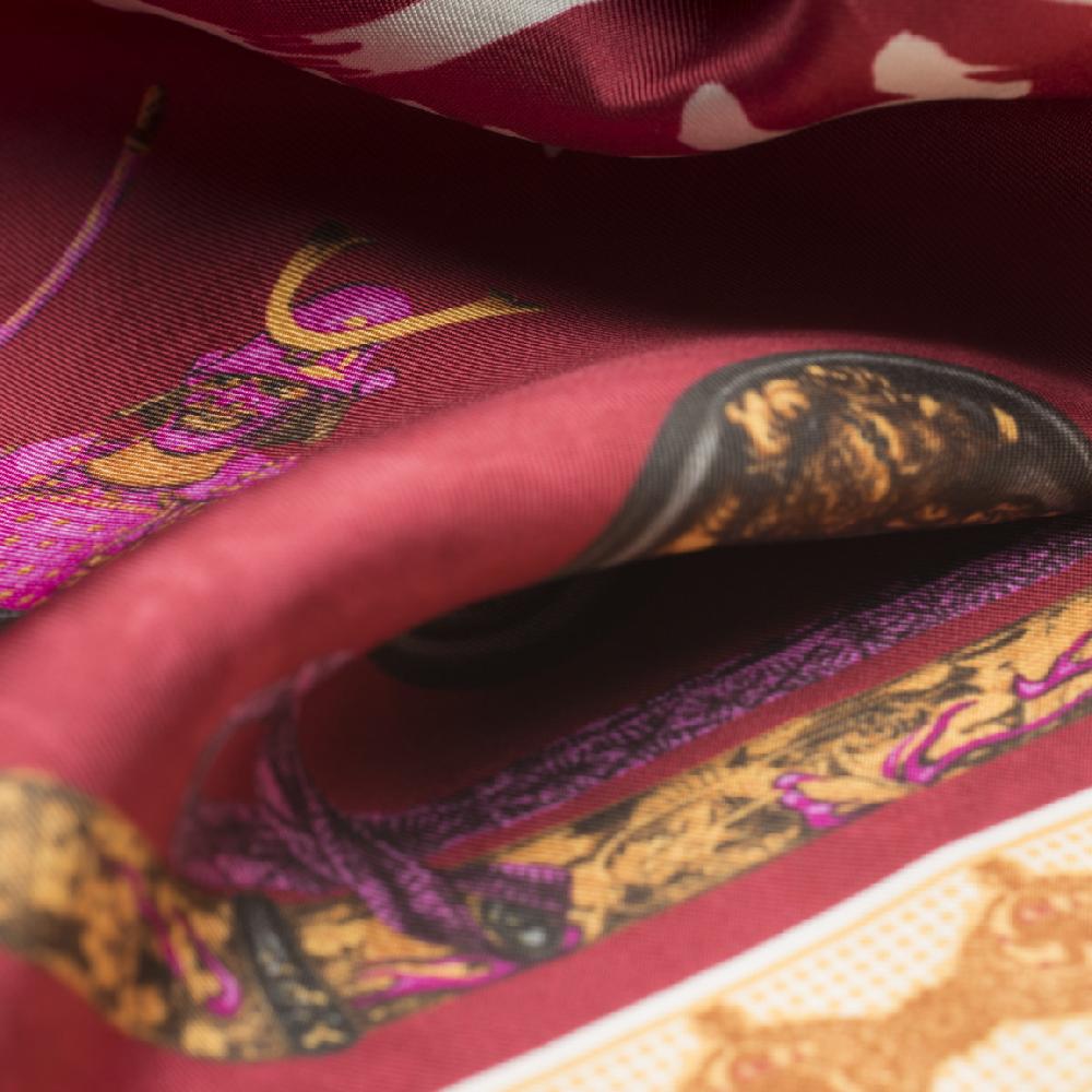 Rubinacci Pochette Samurai Bordeaux