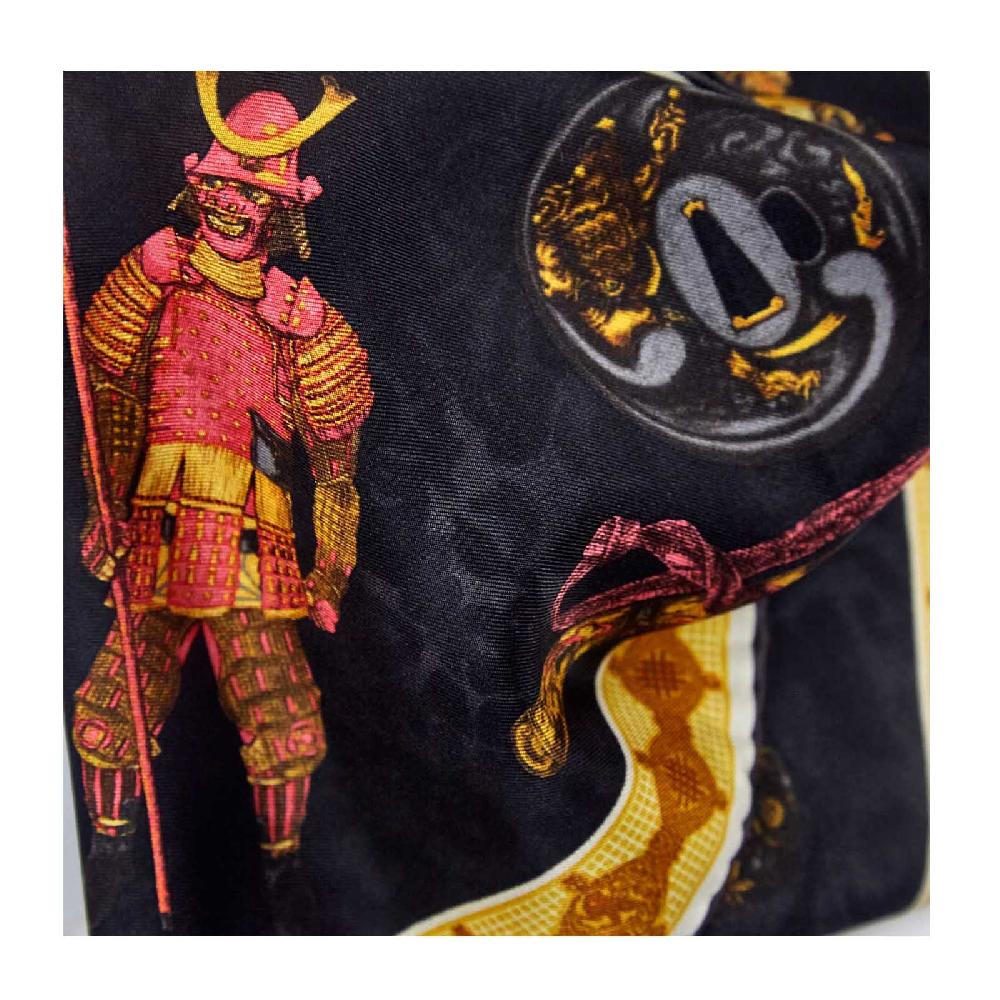 Rubinacci Pochette Samurai Nero