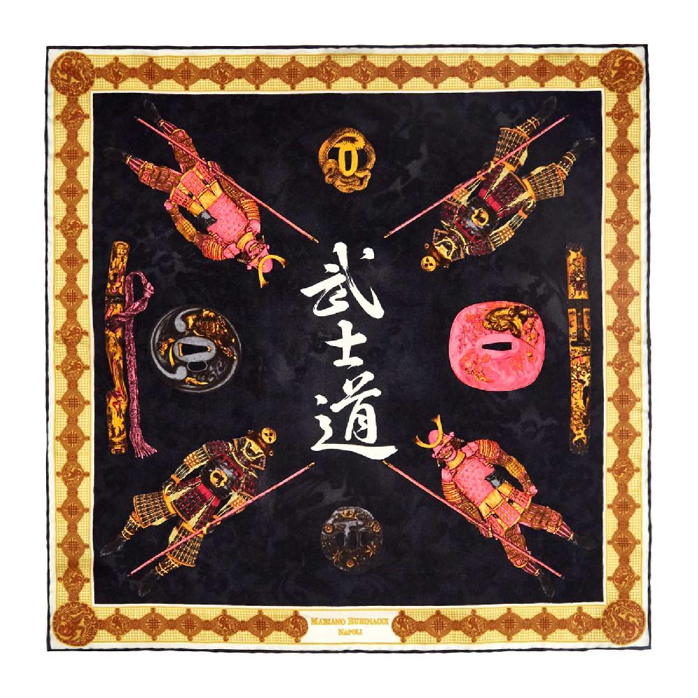 Rubinacci Pochette samurai nero