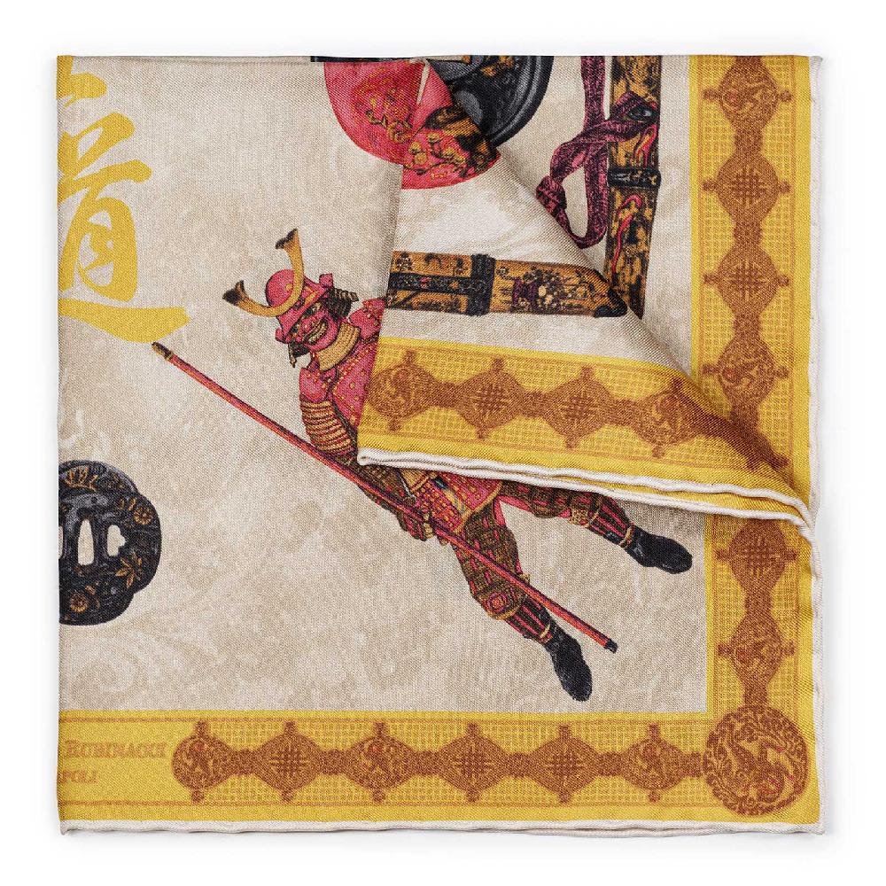 Rubinacci Pochette Samurai Oro