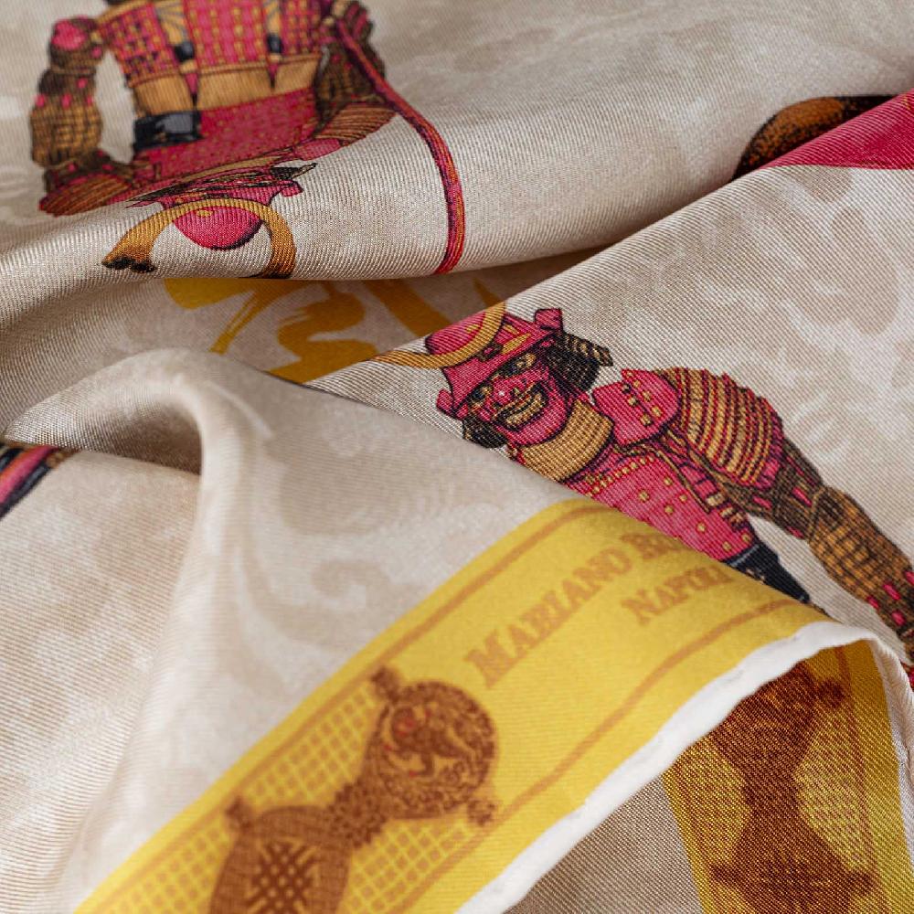 Rubinacci Pochette Samurai Oro