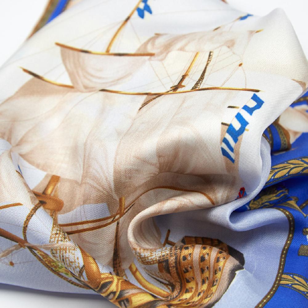 Rubinacci Pochette Victory Azzurro