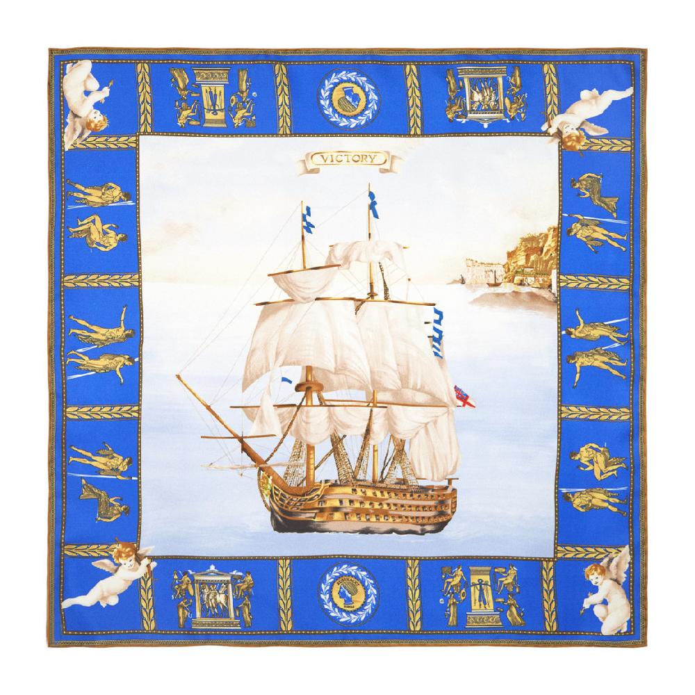 Rubinacci Pochette victory azzurro