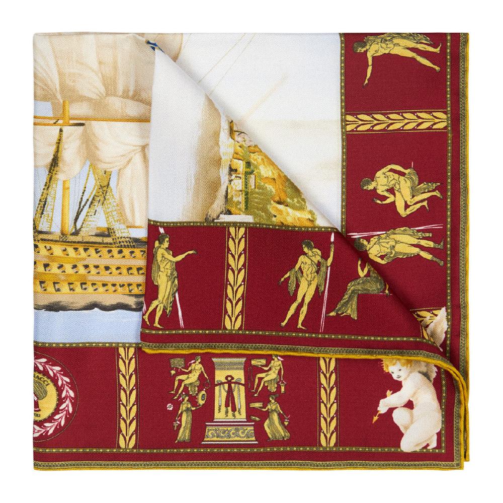 Rubinacci Pochette Victory Bordeaux