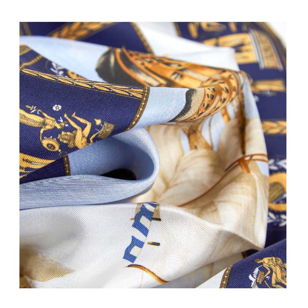 Rubinacci Pochette Victory Navy Blu