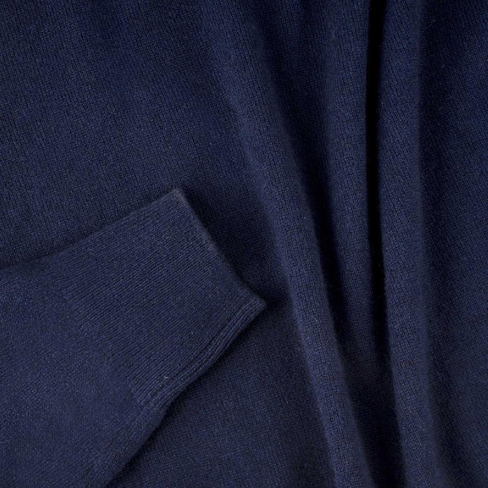 Rubinacci Polo In Cashmere Blu