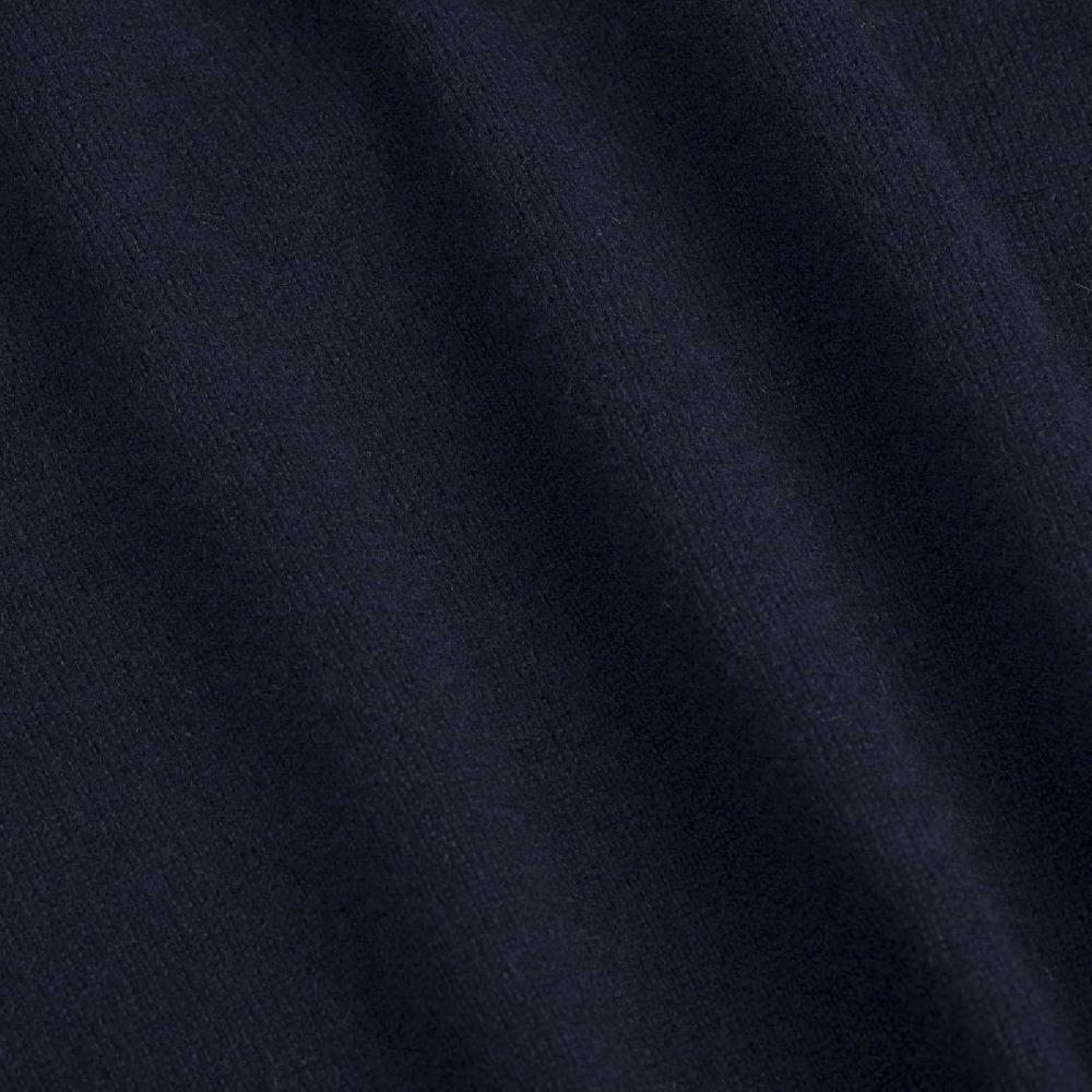 Rubinacci Polo In Cashmere Blu Navy