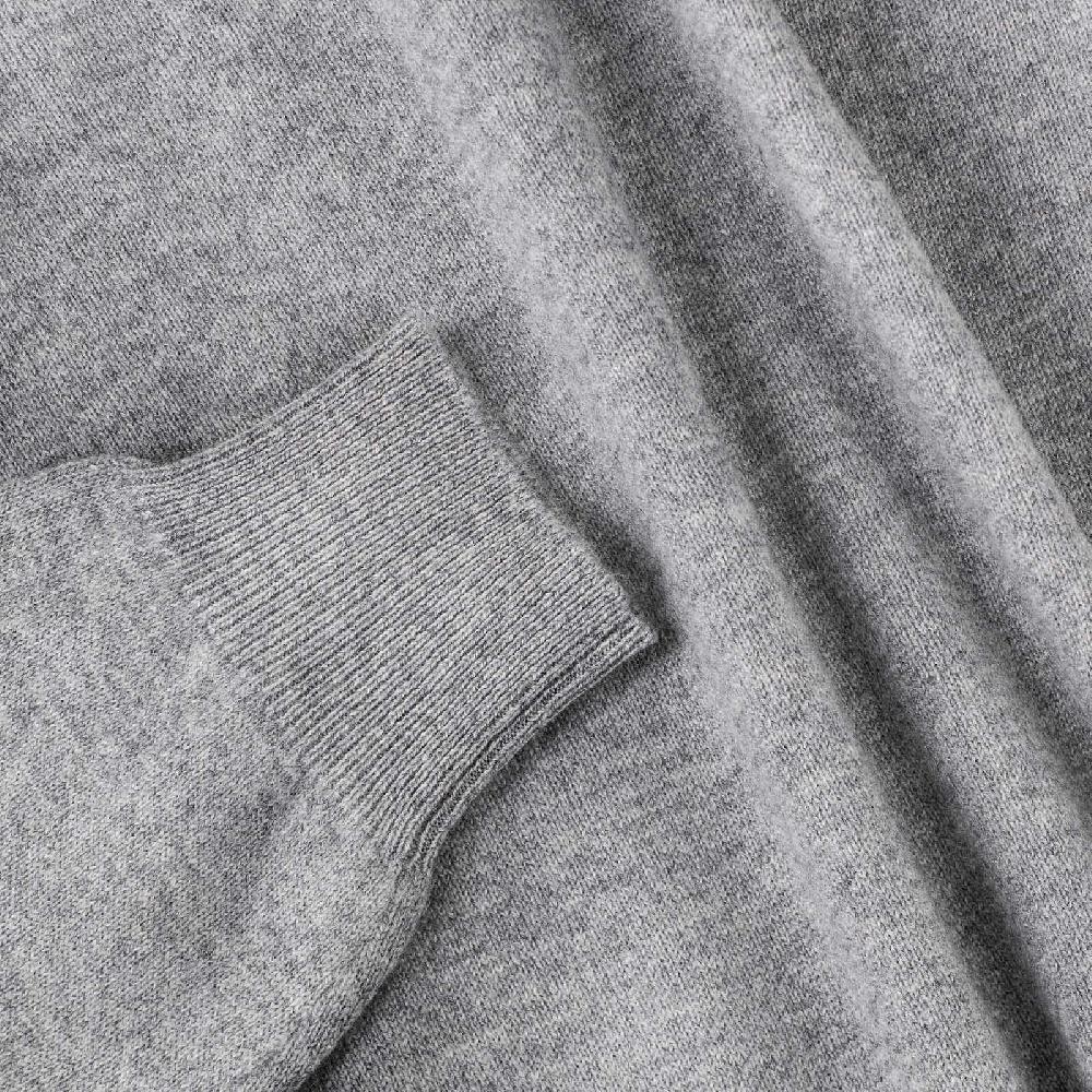 Rubinacci Polo In Cashmere Grigio