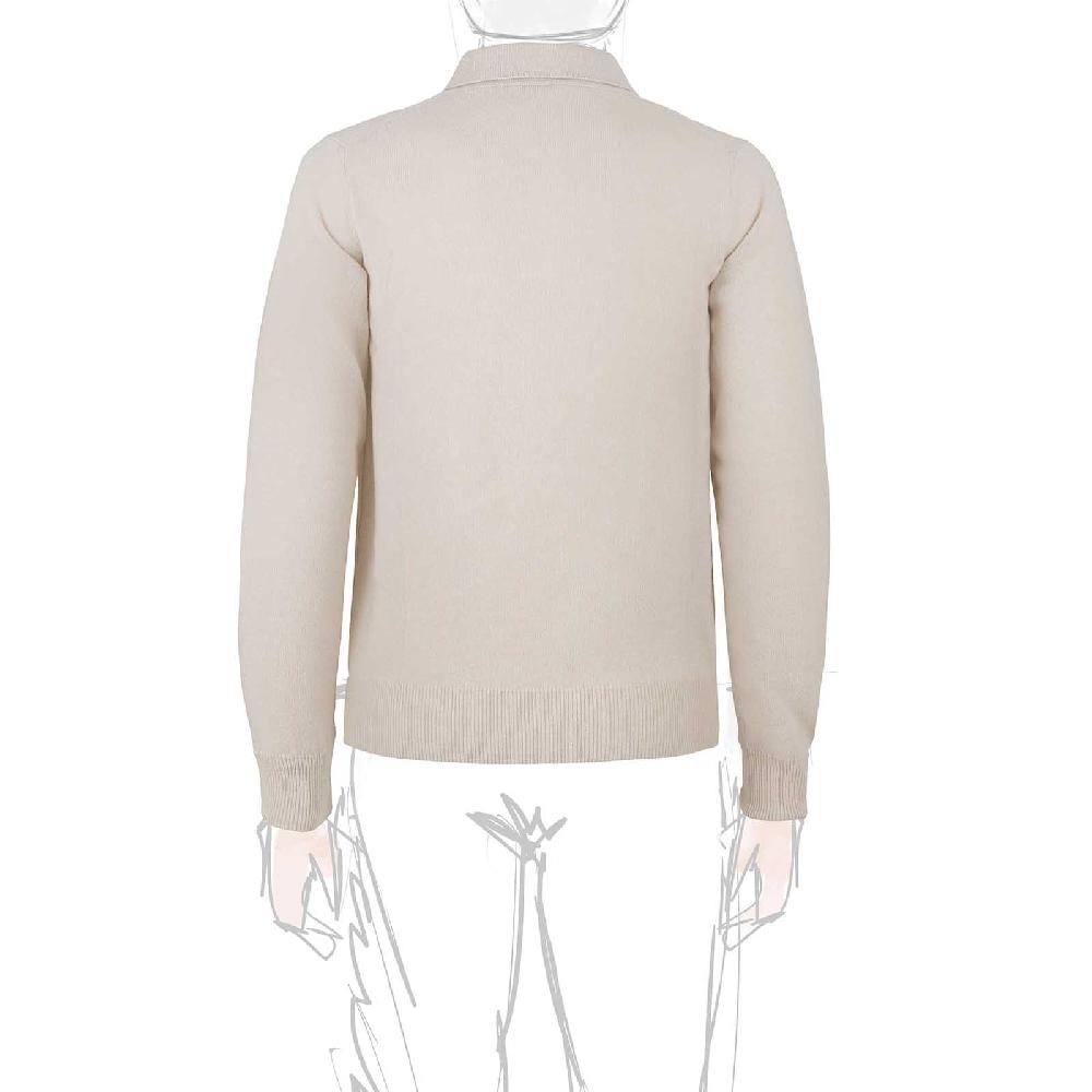 Rubinacci Polo In Cashmere Panna