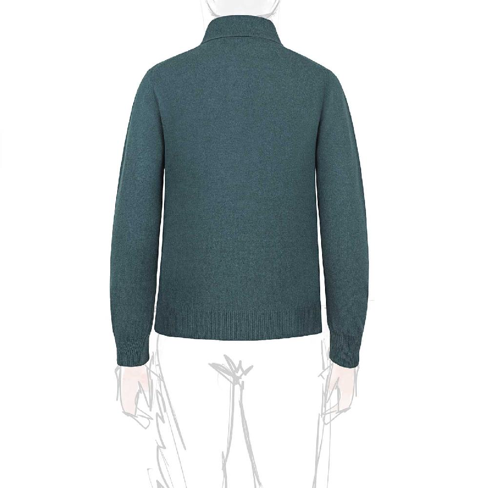 Rubinacci Polo In Cashmere Verde