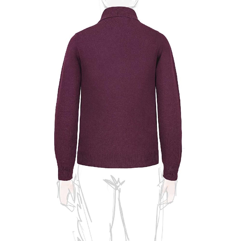 Rubinacci Polo In Cashmere Vino