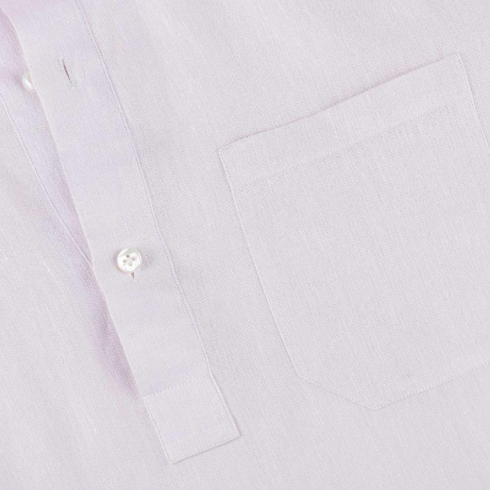 Rubinacci Polo In Lino Rosa