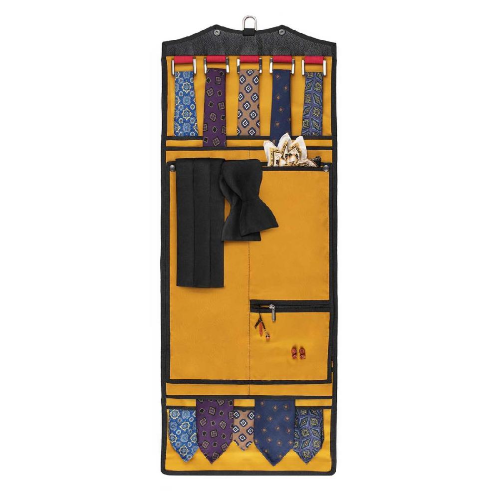 Rubinacci Portacravatte In Tela Nero