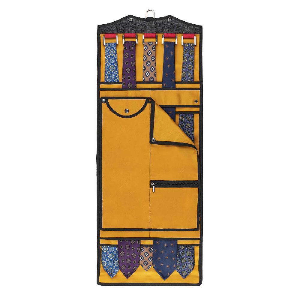 Rubinacci Portacravatte In Tela Nero