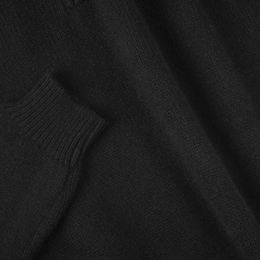 Rubinacci Pull Mezza Zip In Cashmere Nero