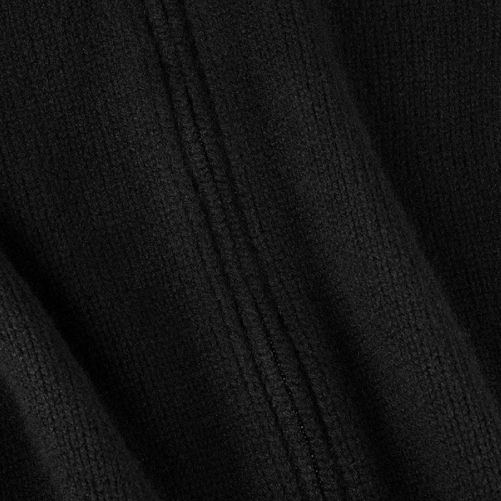 Rubinacci Pull Zip In Cashmere Nero