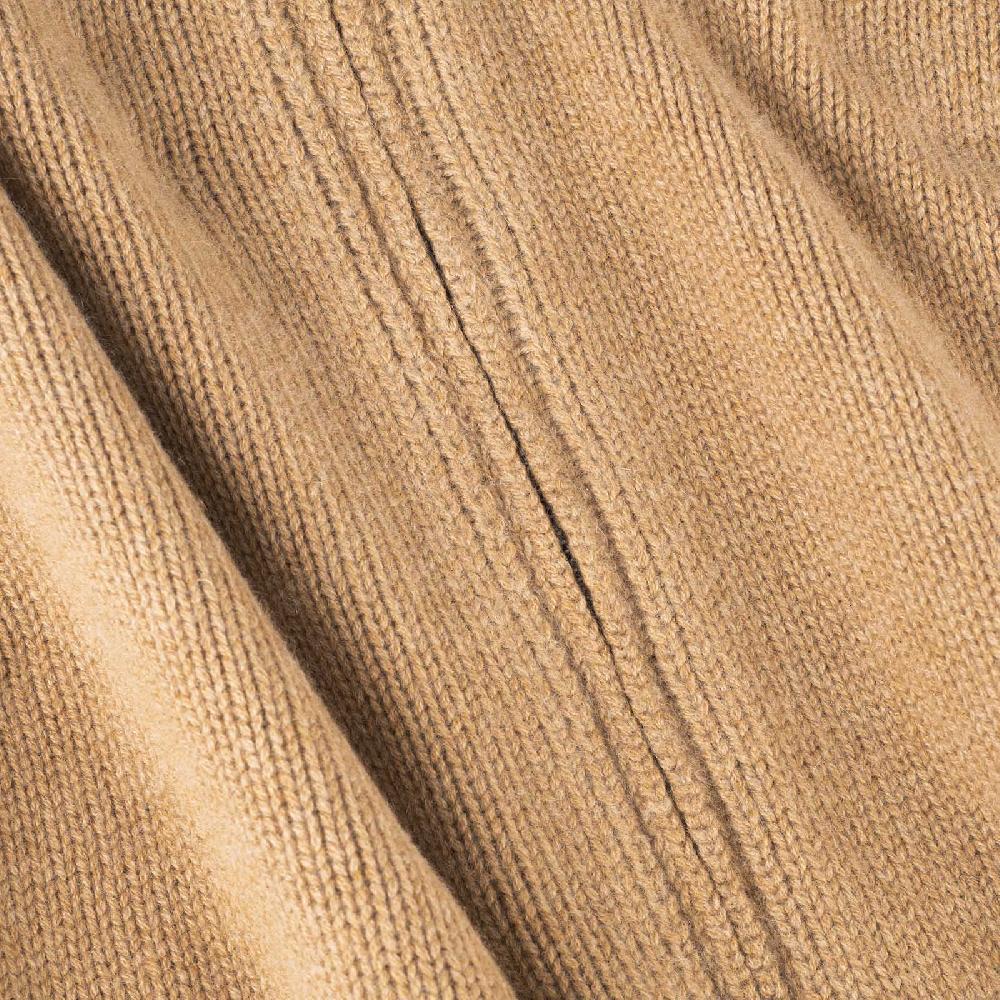 Rubinacci Pull Zip In Cashmere Rhum