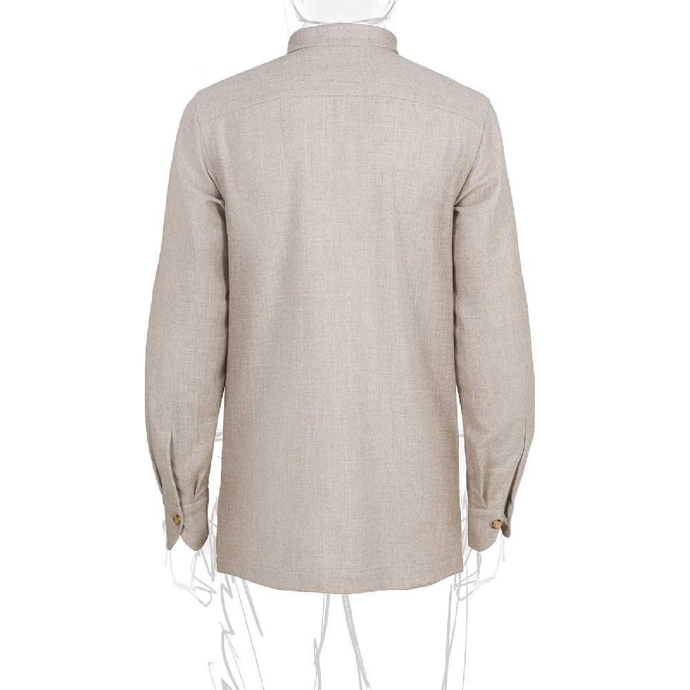 Rubinacci Sahariana In Lana Beige