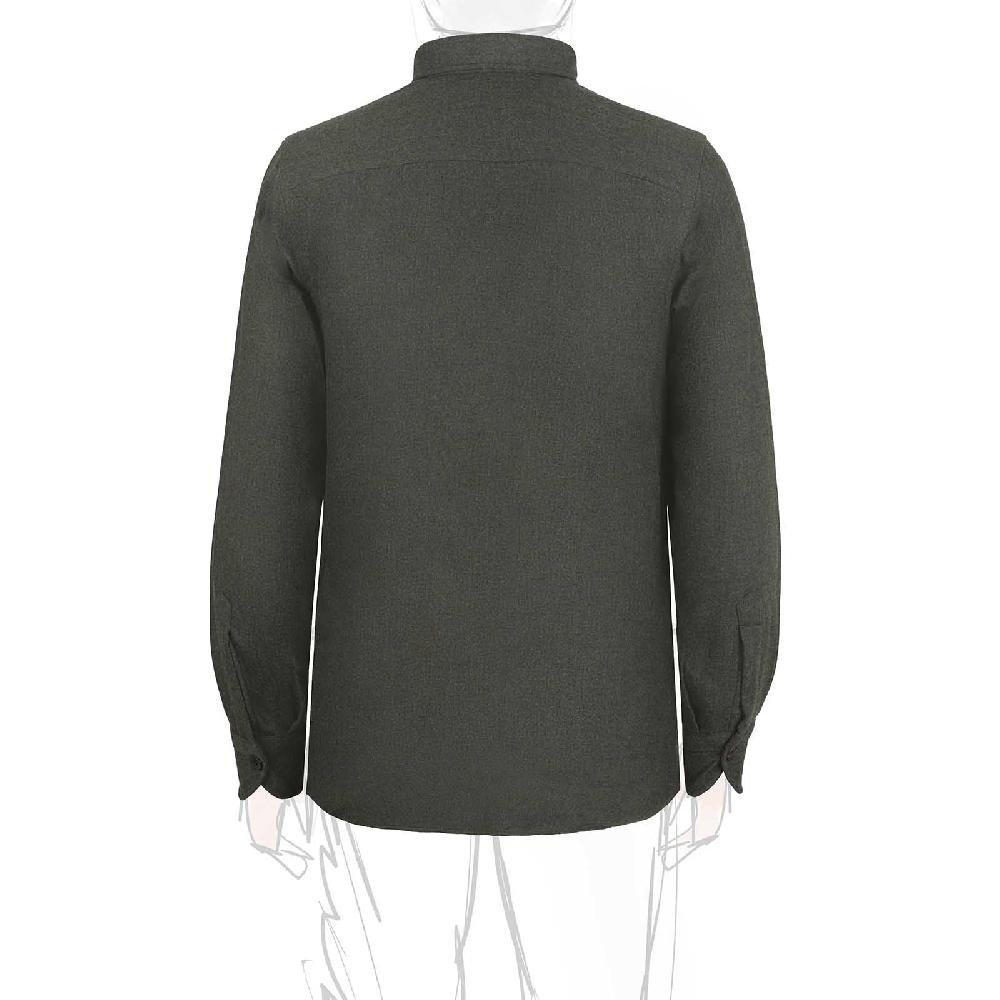 Rubinacci Sahariana In Lana E Seta Verde