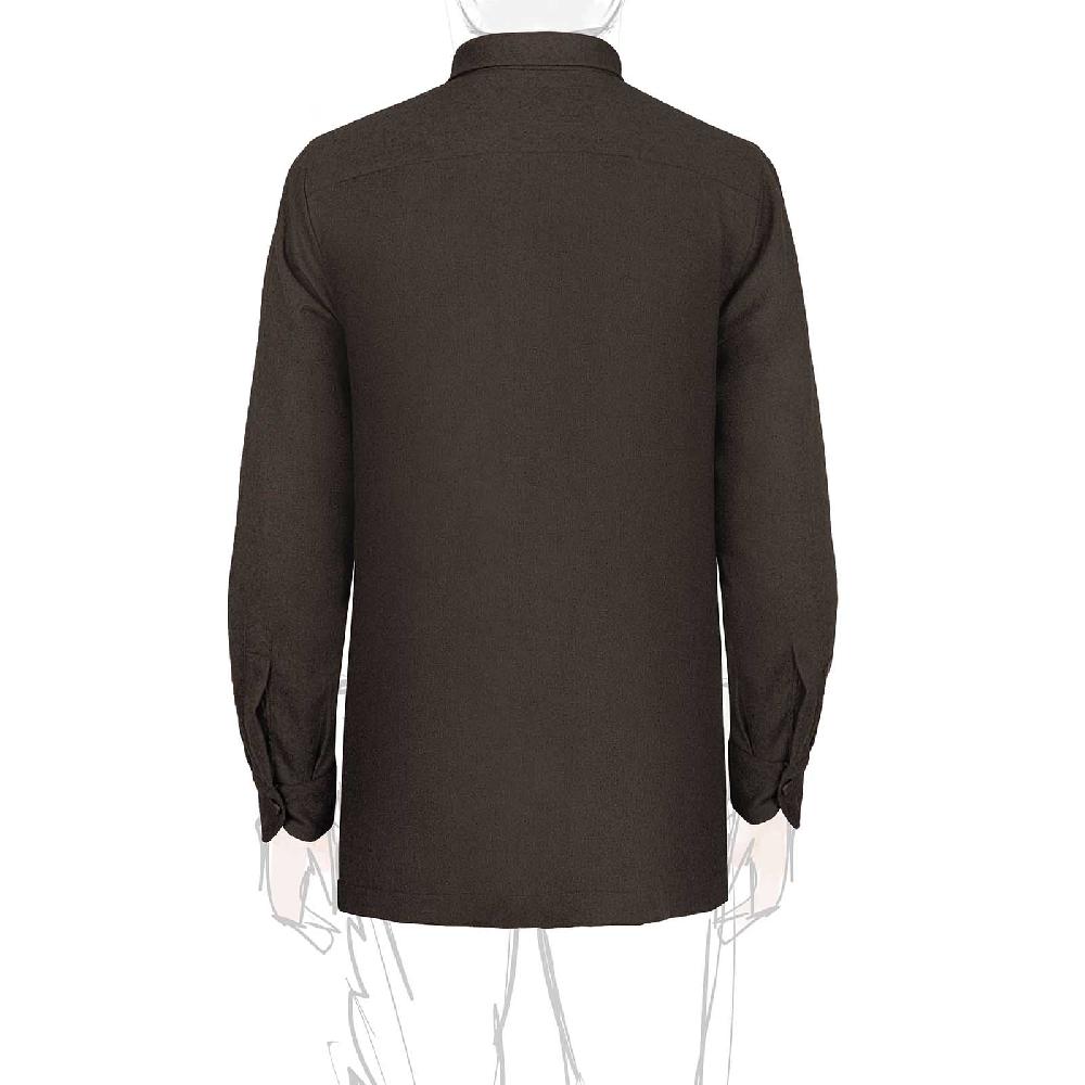 Rubinacci Sahariana In Lana Marrone