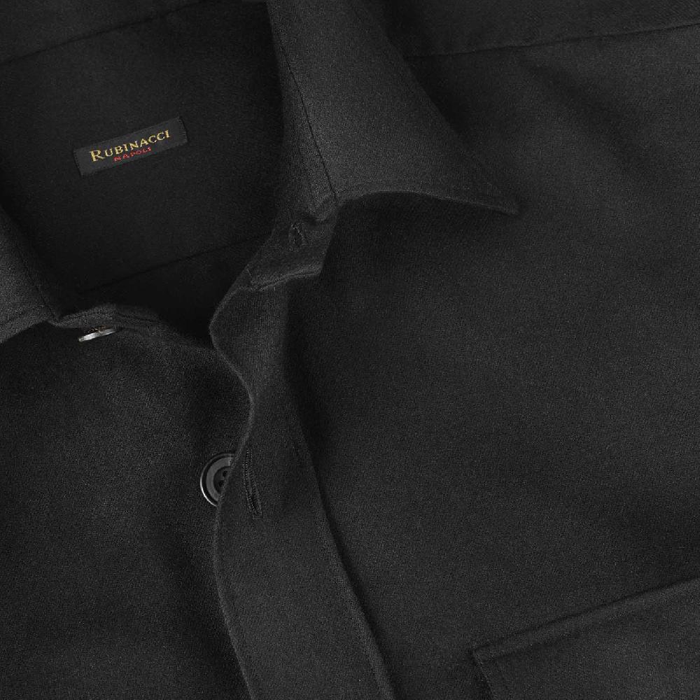 Rubinacci Sahariana In Lana Nera