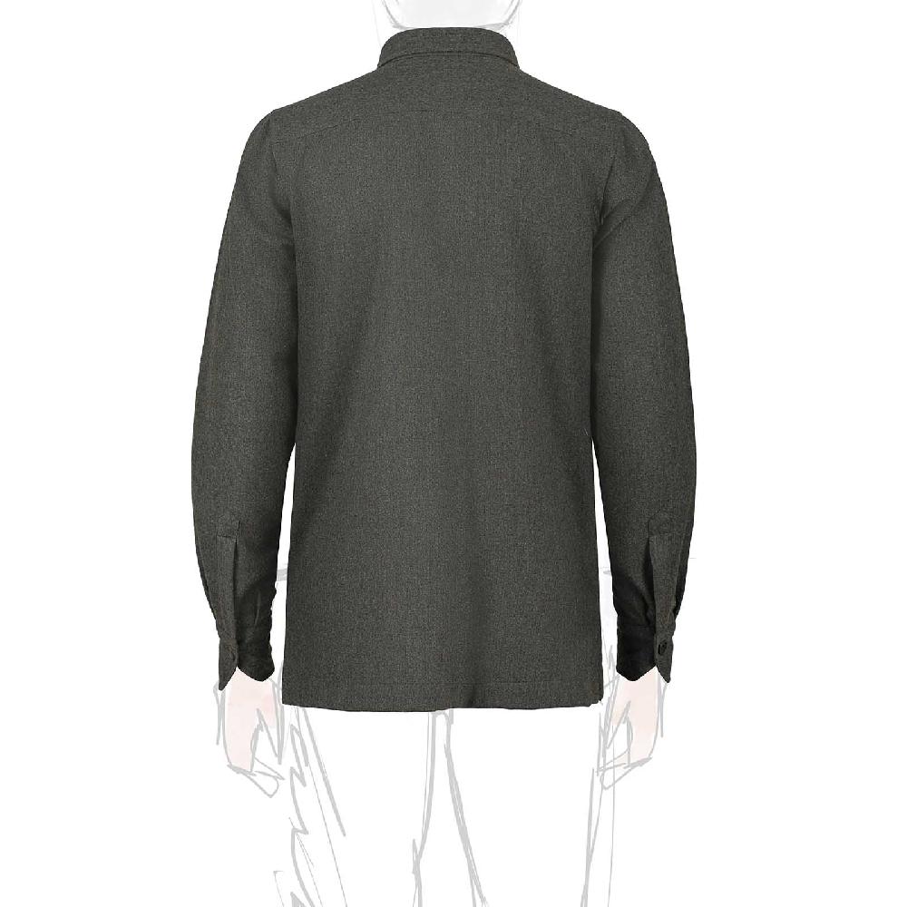 Rubinacci Sahariana In Lana Verde