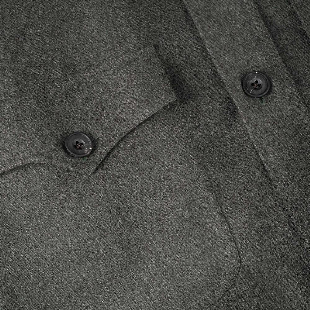 Rubinacci Sahariana In Lana Verde