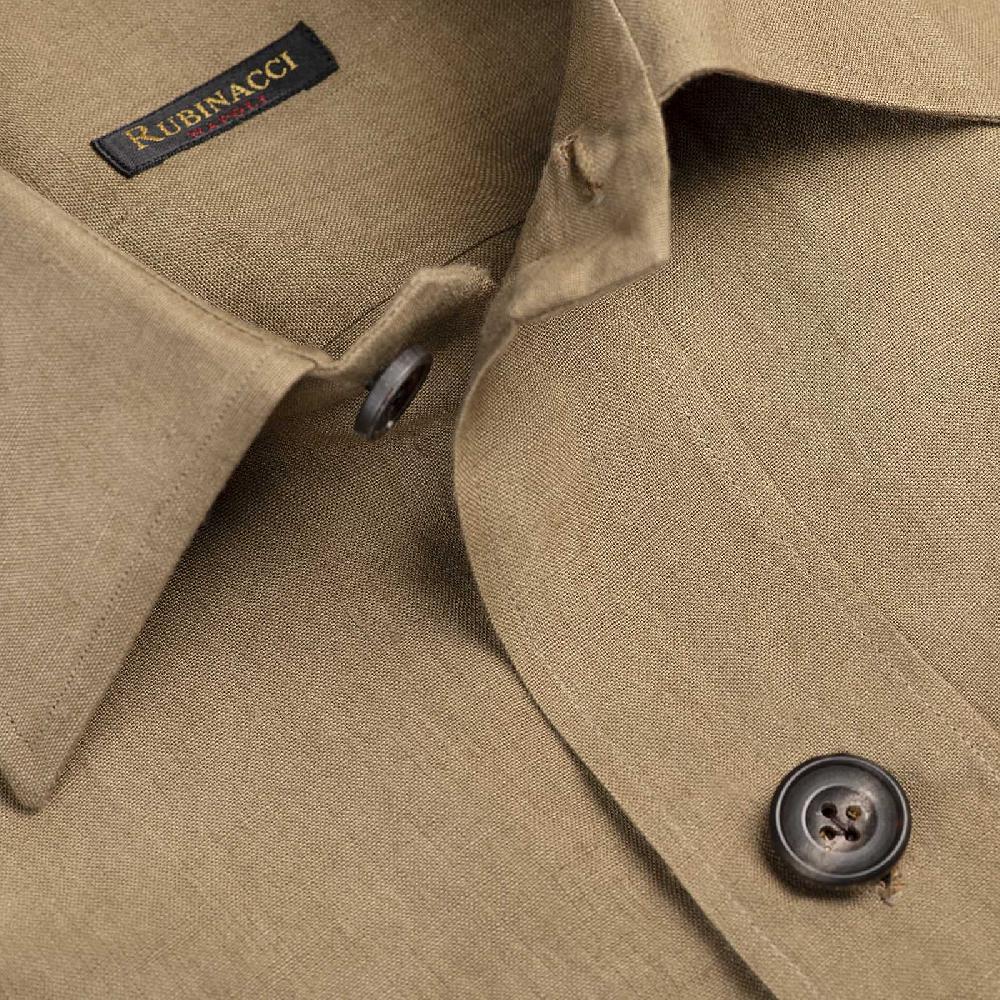 Rubinacci Sahariana In Lino Quercia