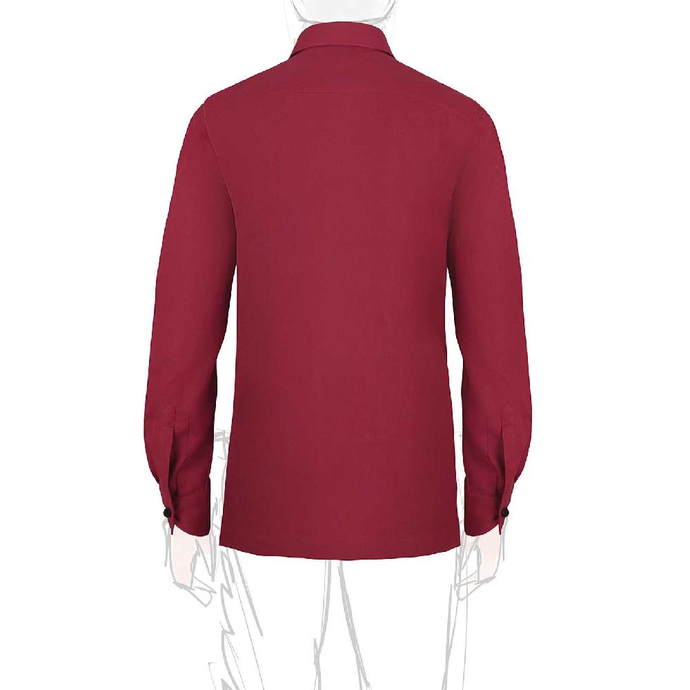 Rubinacci Sahariana In Lino Rosso