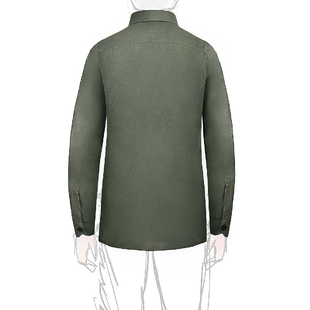 Rubinacci Sahariana In Lino Verde