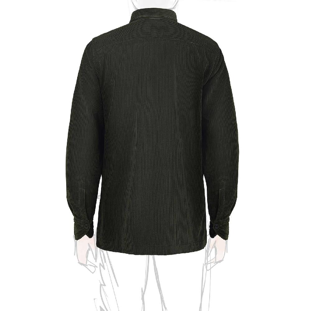 Rubinacci Sahariana In Velluto A Costine Verde