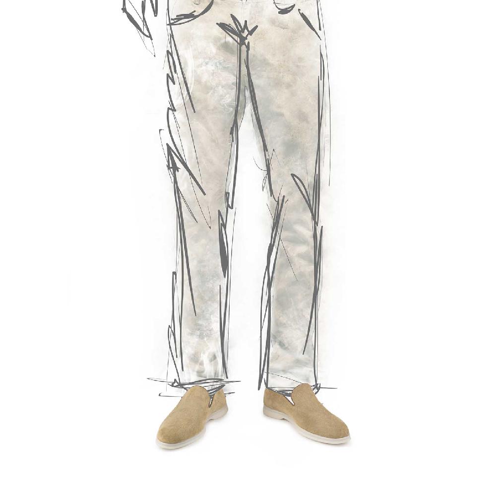 Rubinacci Sailing Shoes Beige