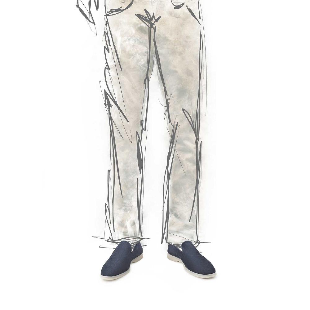 Rubinacci Sailing Shoes Blu