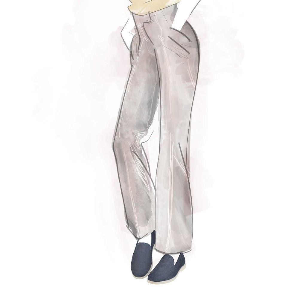 Rubinacci Sailing Shoes Donna Blu