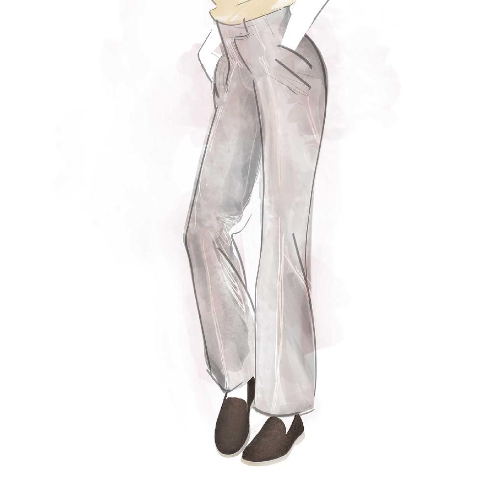 Rubinacci Sailing Shoes Donna Marrone