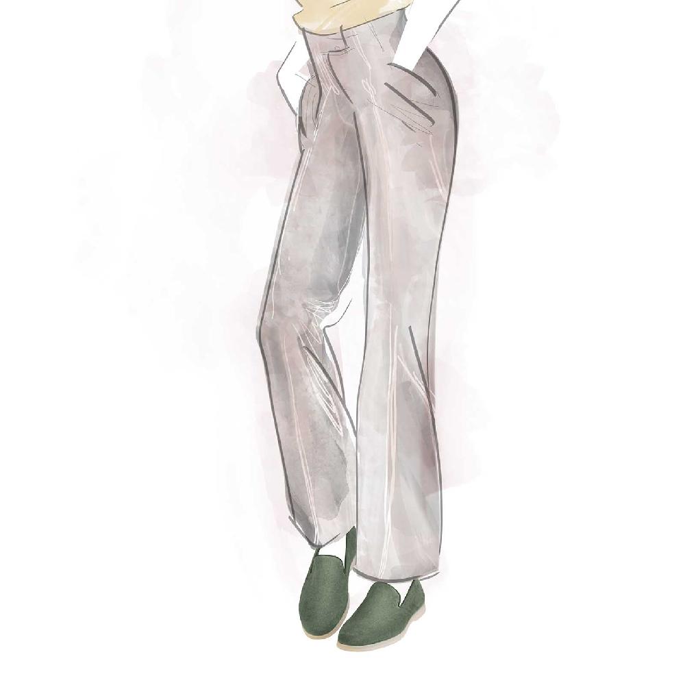 Rubinacci Sailing Shoes Donna Verde