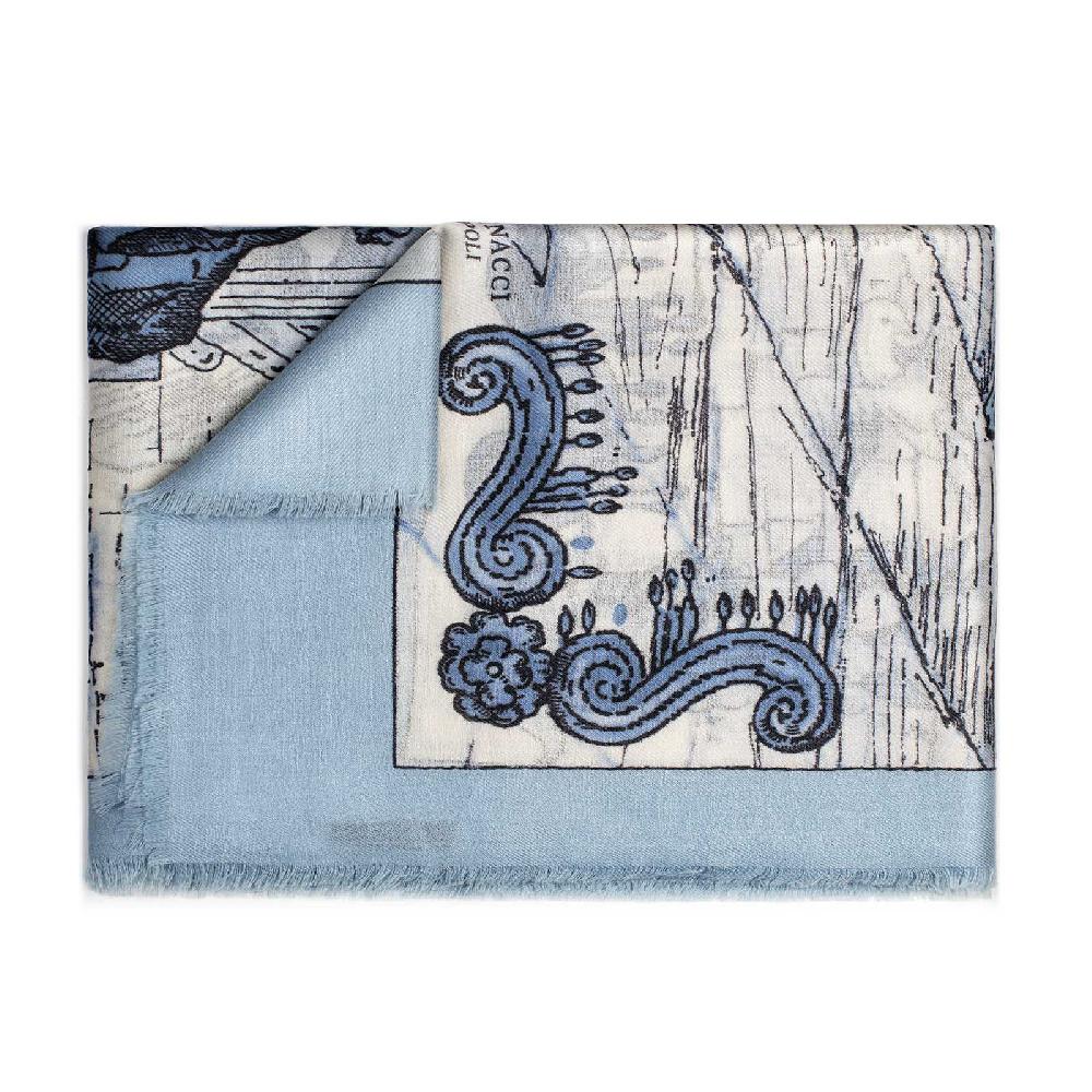 Rubinacci Sciarpa Acquafrescaio Azzurro