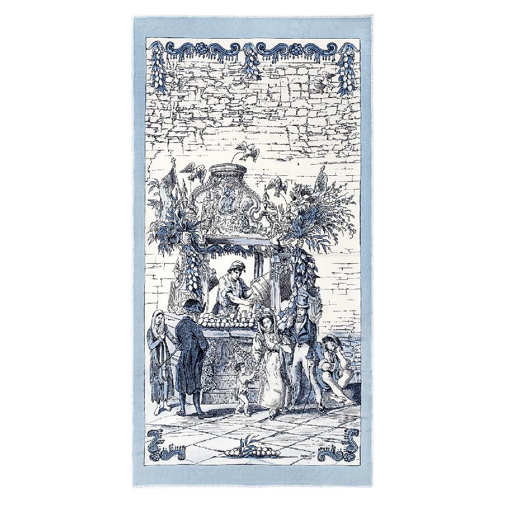 Rubinacci Sciarpa acquafrescaio azzurro