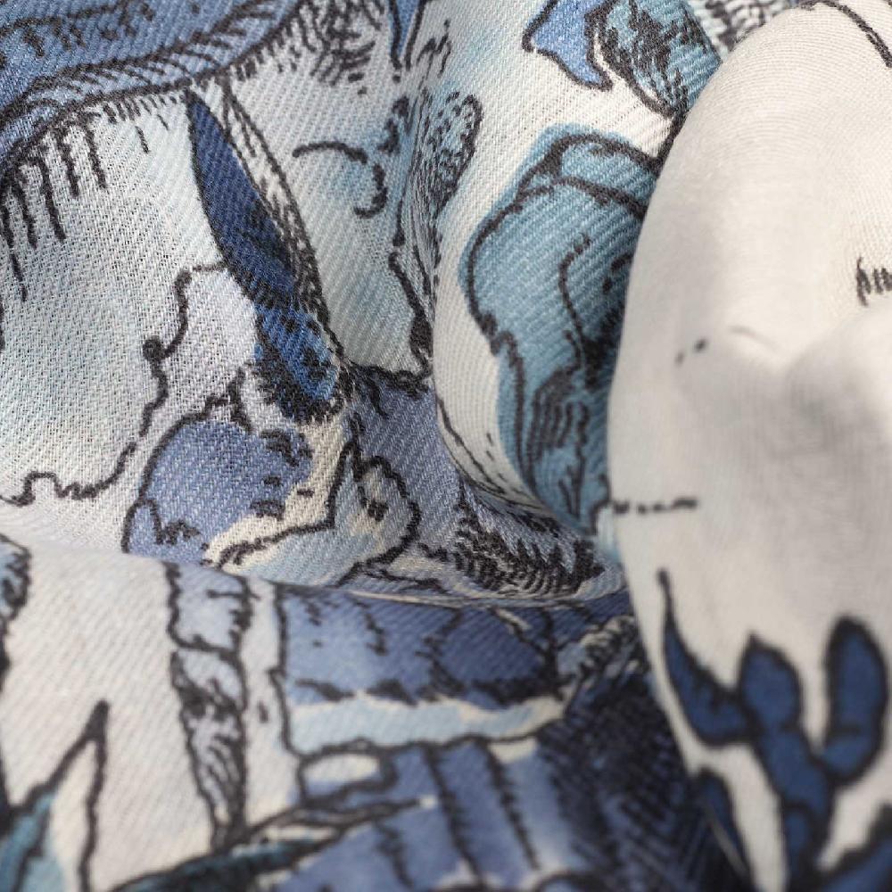 Rubinacci Sciarpa Acquafrescaio Blu