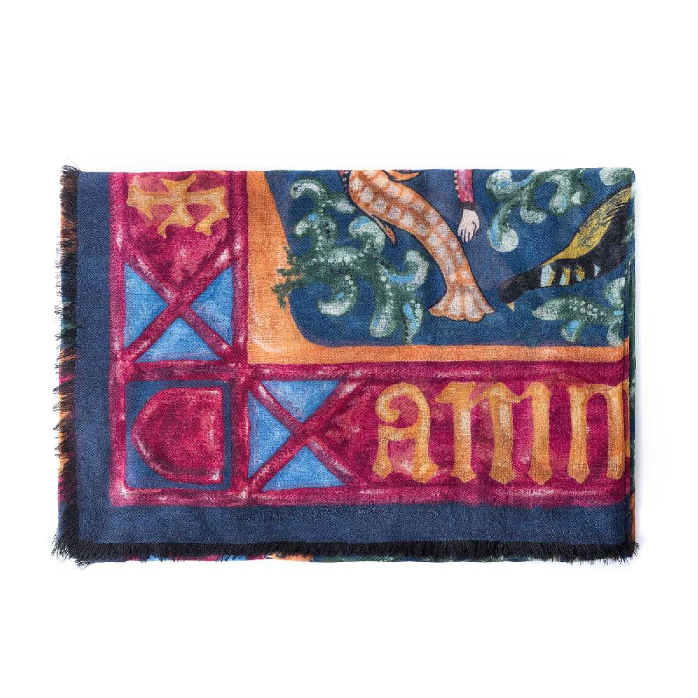 Rubinacci Sciarpa Amor Blu