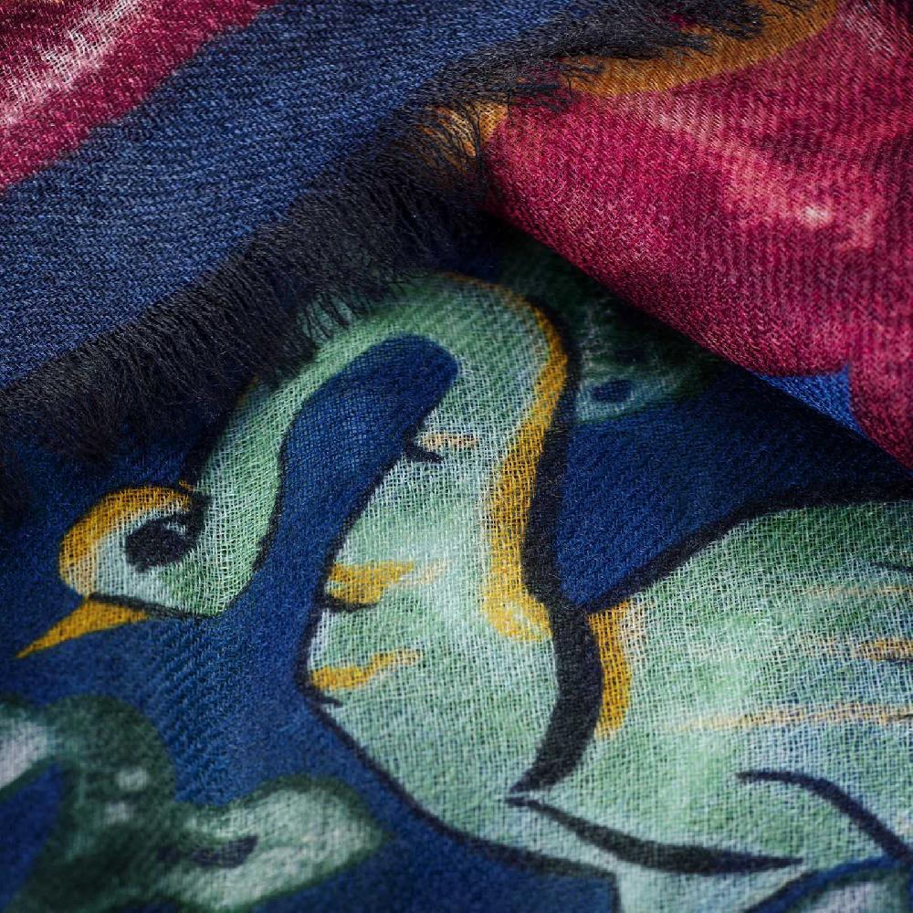 Rubinacci Sciarpa Amor Blu