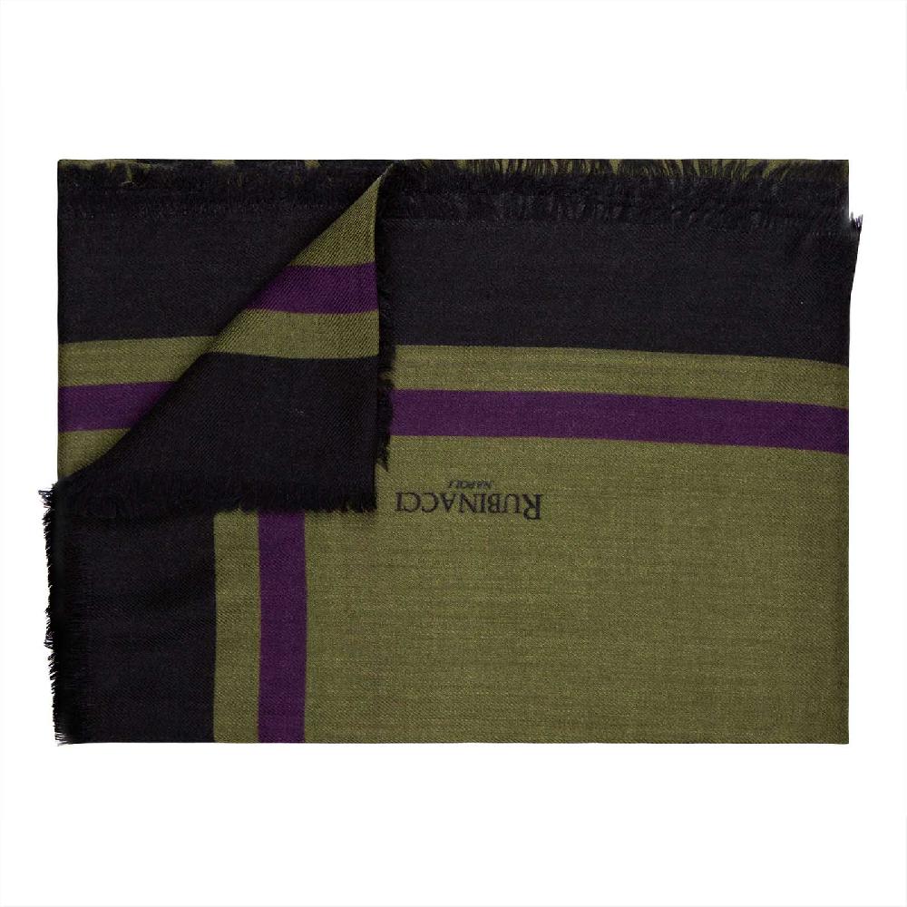 Rubinacci Sciarpa Cavallo Verde Militare