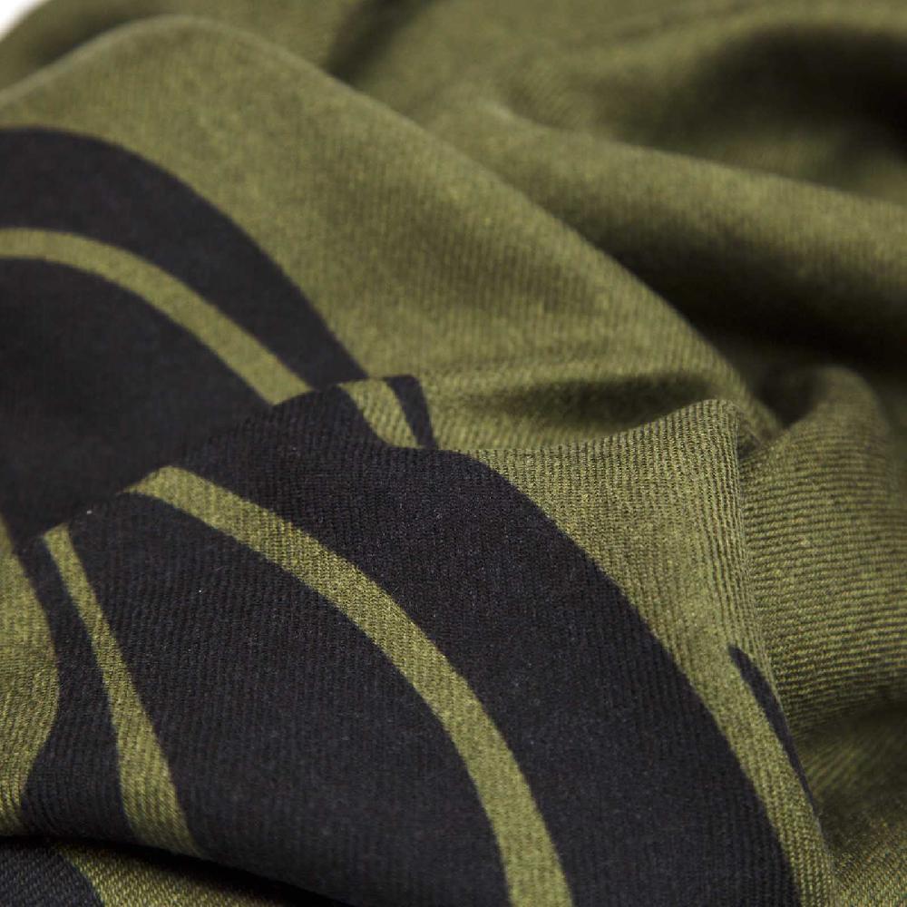 Rubinacci Sciarpa Cavallo Verde Militare