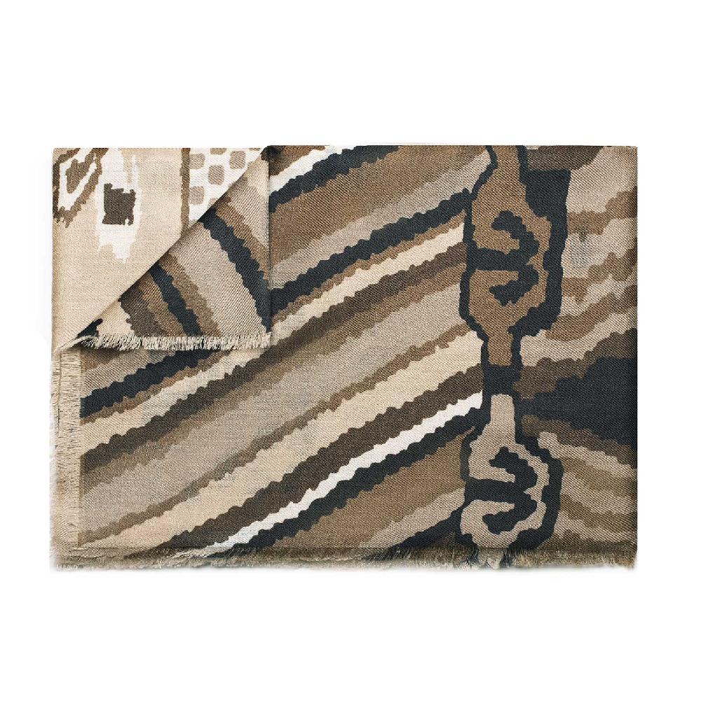 Rubinacci Sciarpa Drago Beige