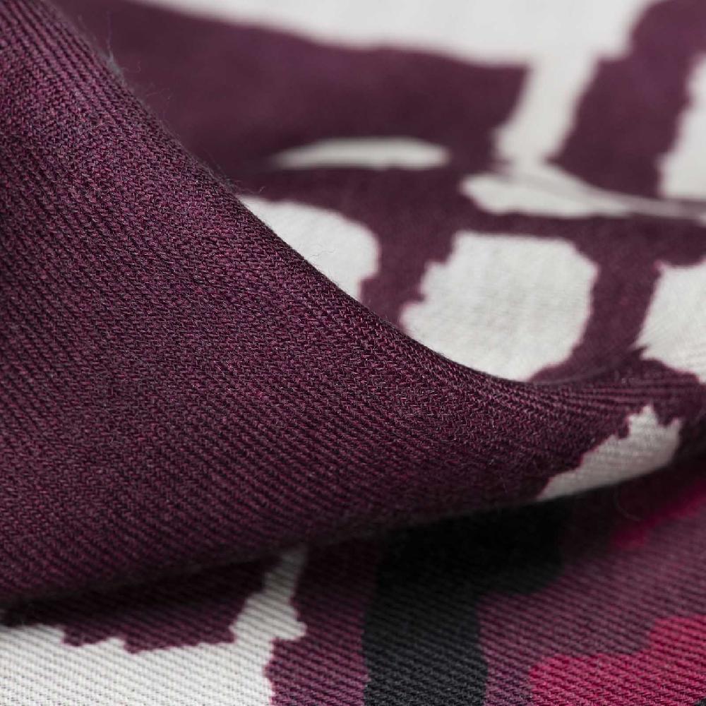 Rubinacci Sciarpa Drago Bordeaux