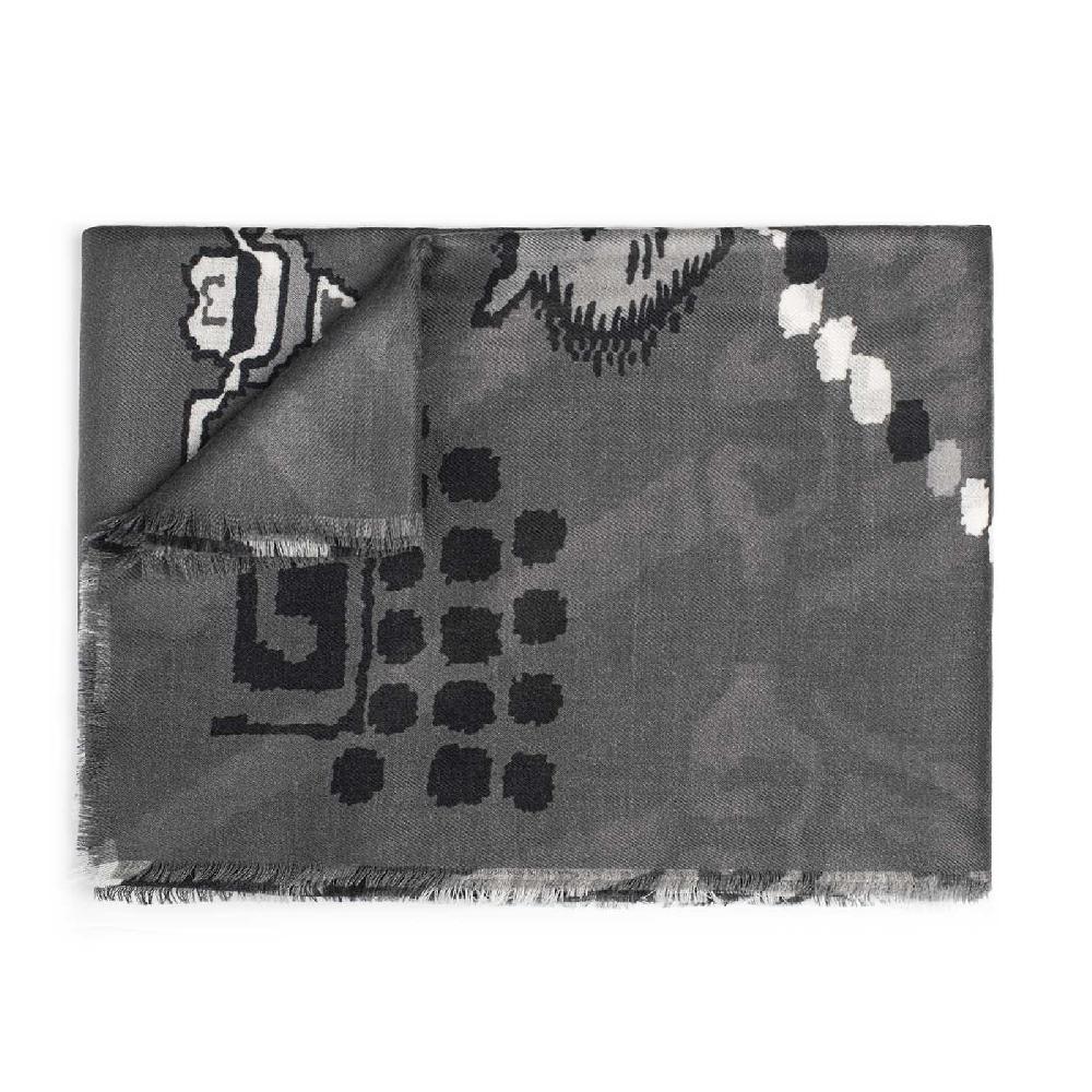 Rubinacci Sciarpa Drago Grigio